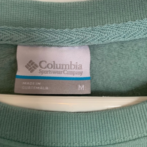Mint Green Columbia Crewneck - Picture 2 of 2